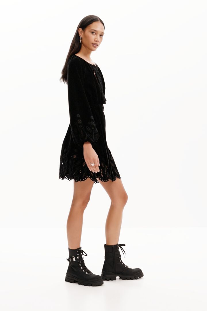 Embroidered mini dress | Desigual