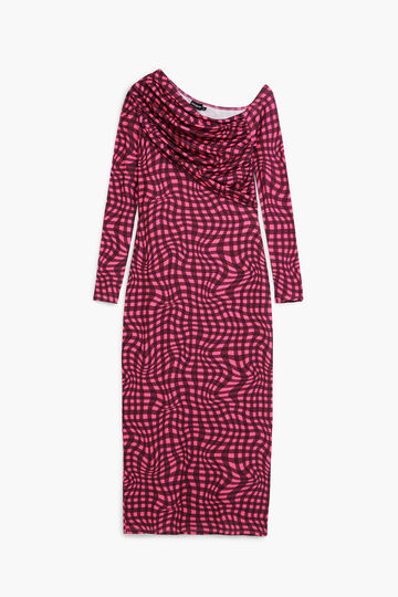 Psychedelic checkered dress | Desigual
