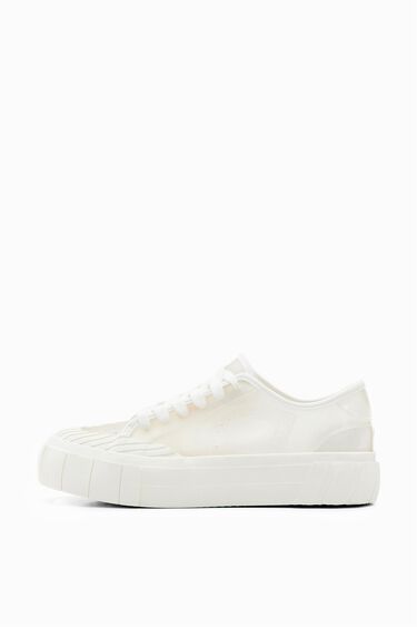 Sneakers plataforma transparentes | Desigual