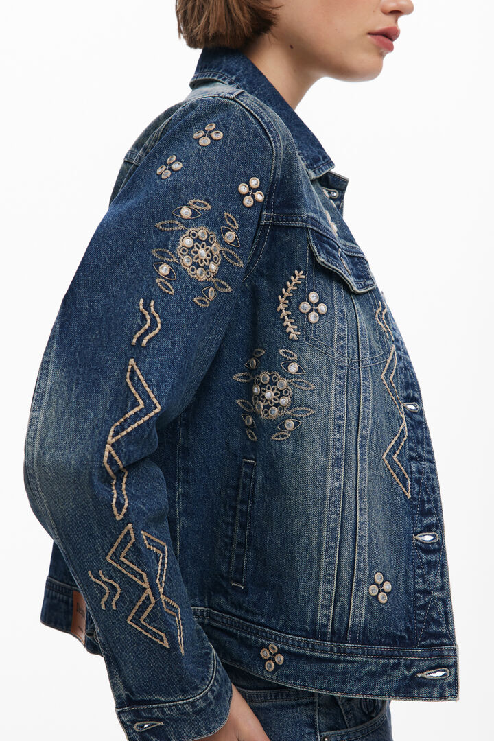 Jeansjacke mit Spiegeln | Desigual