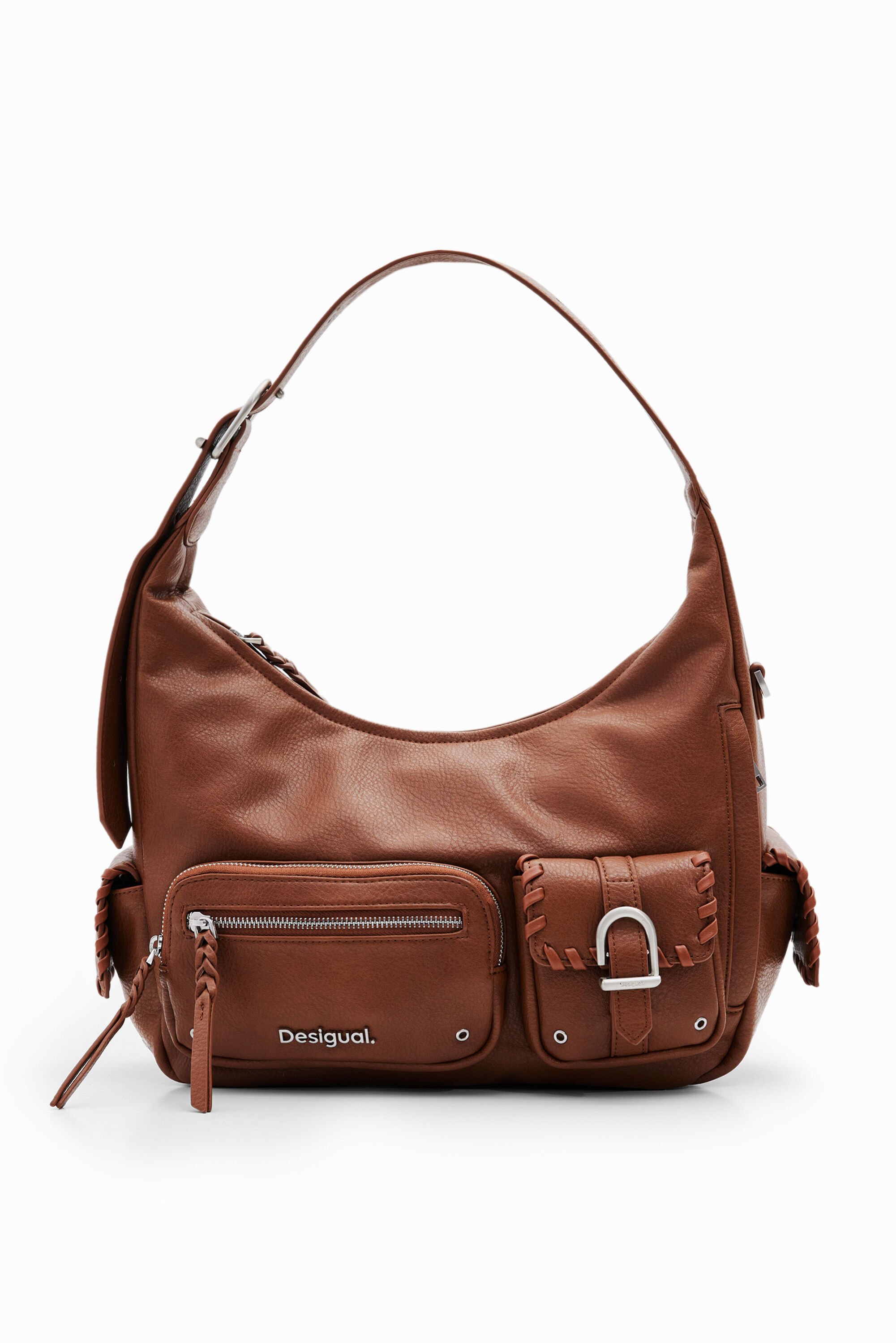 L pockets shoulder bag
