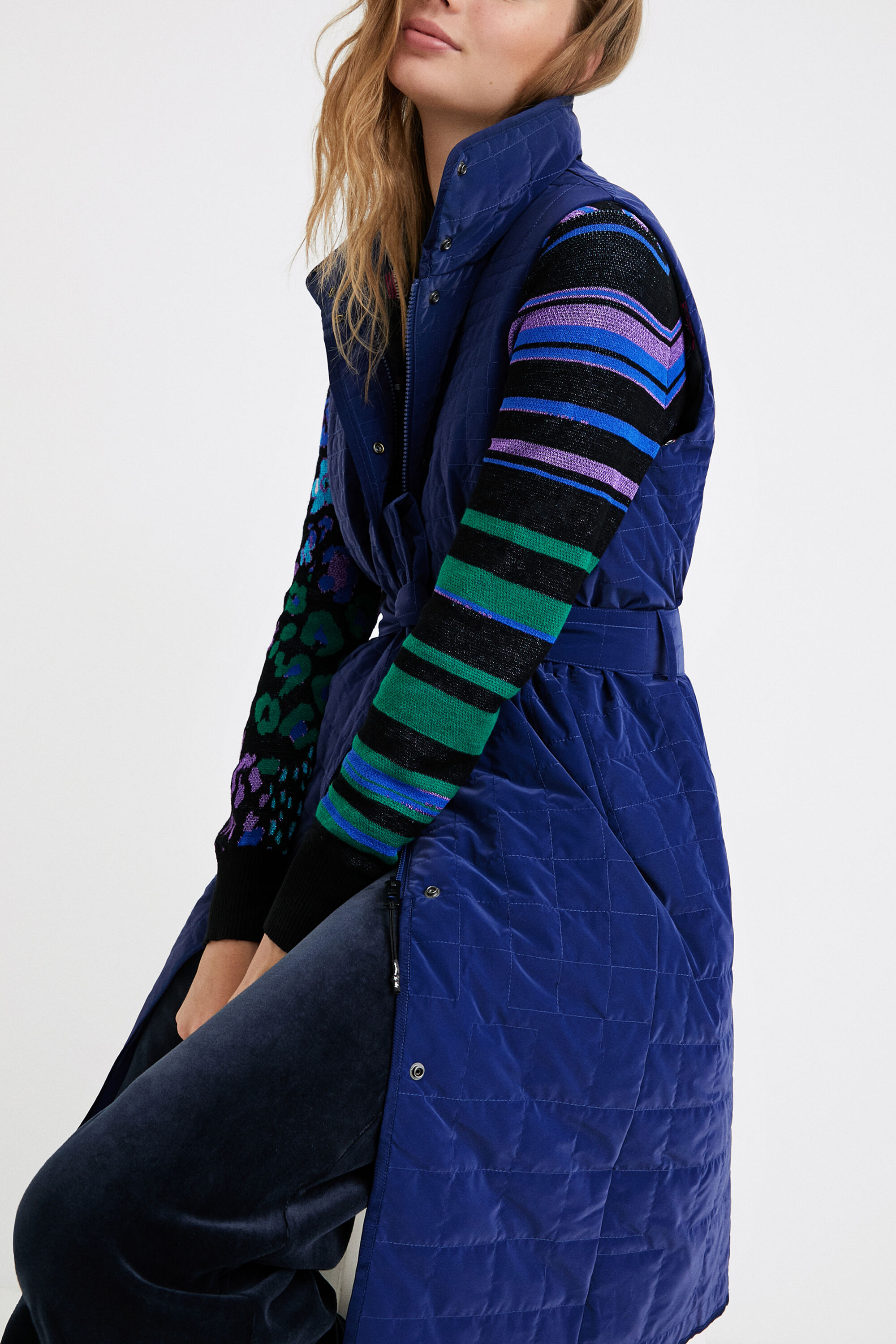long sleeve gilet