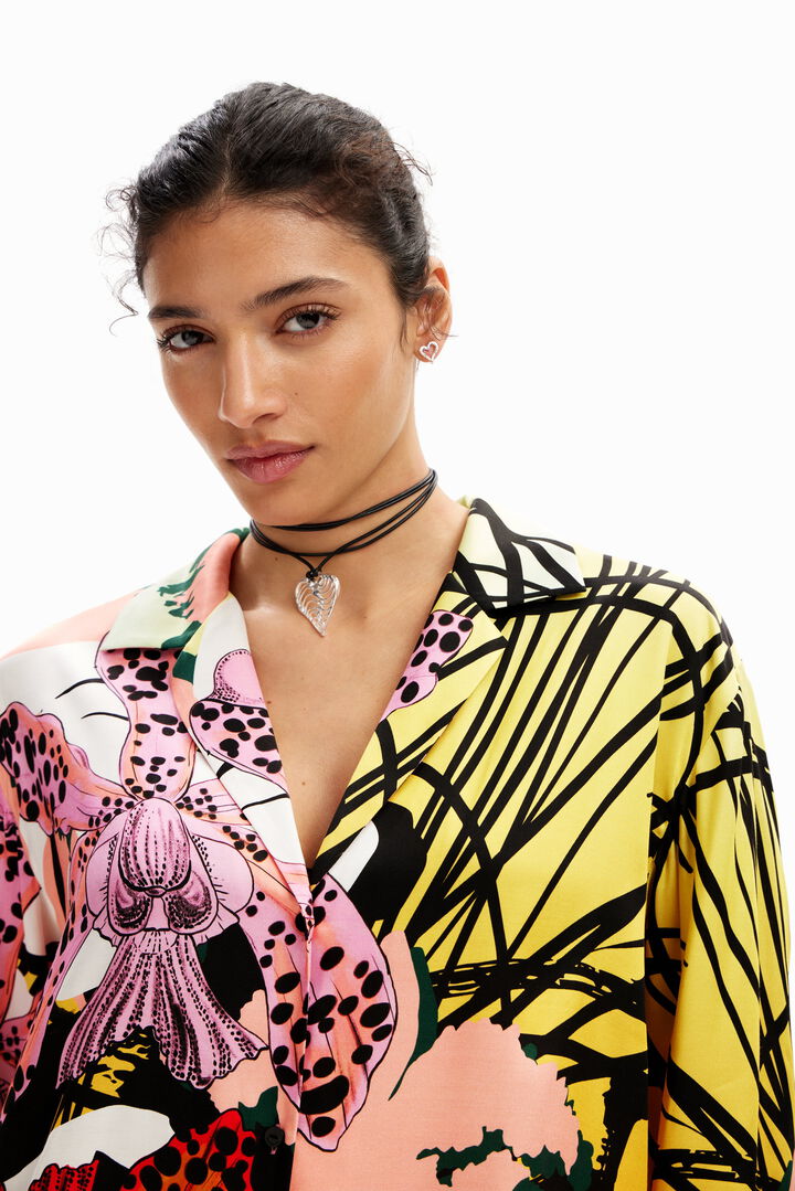 M. Christian Lacroix orchid shirt | Desigual