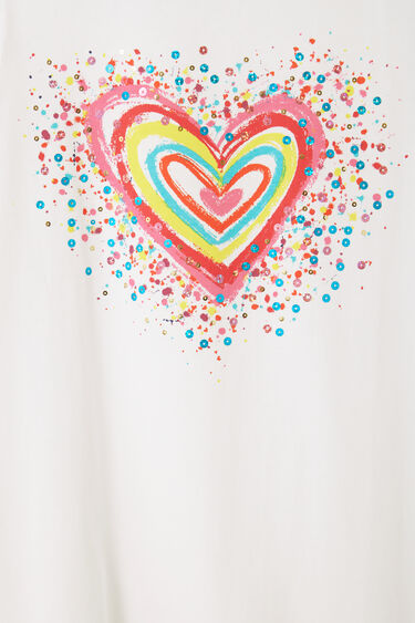 Heart cut-out T-shirt dress | Desigual