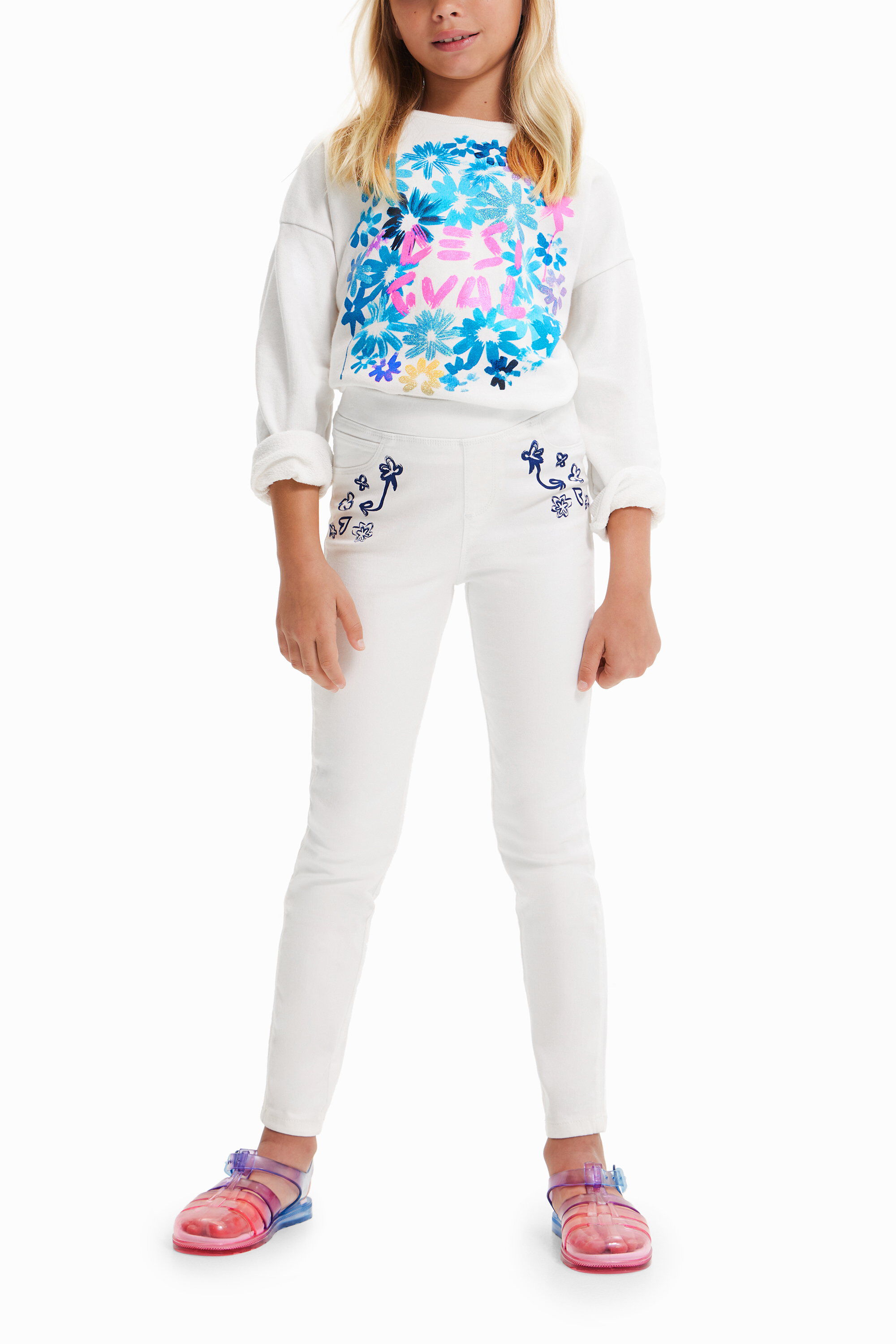 Leggins vaqueros niña deals