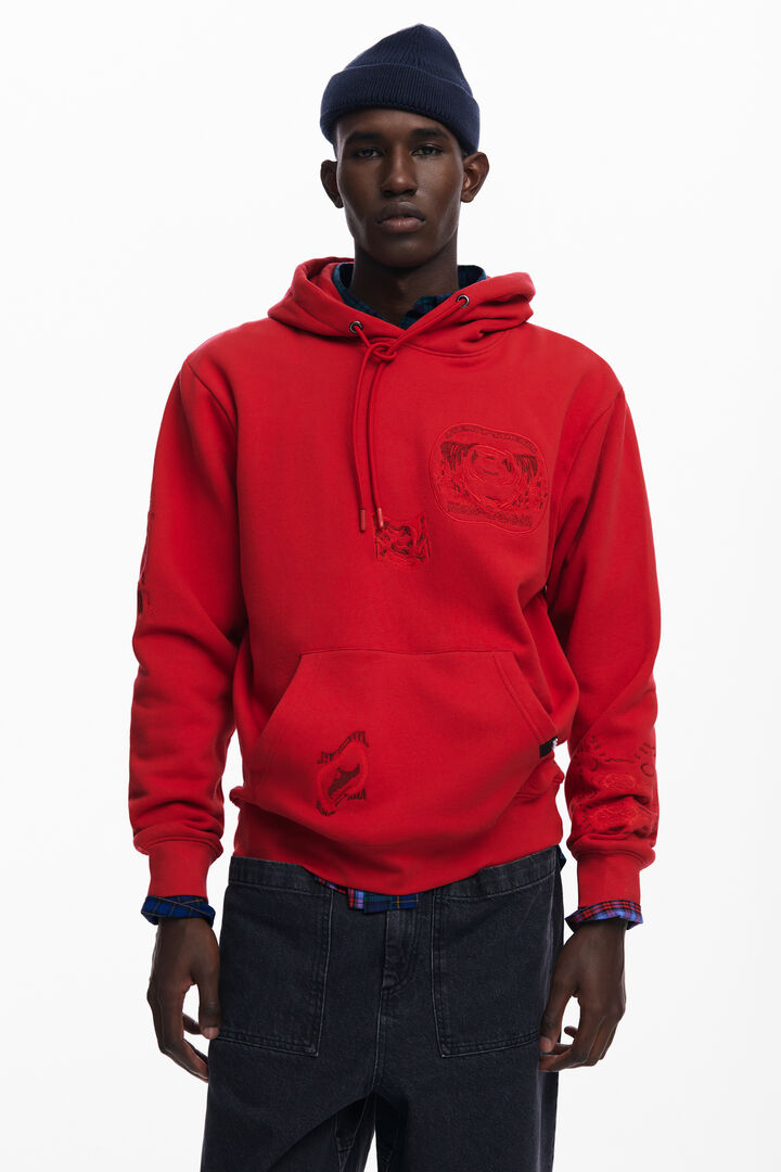 Tiger embroidered sweatshirt