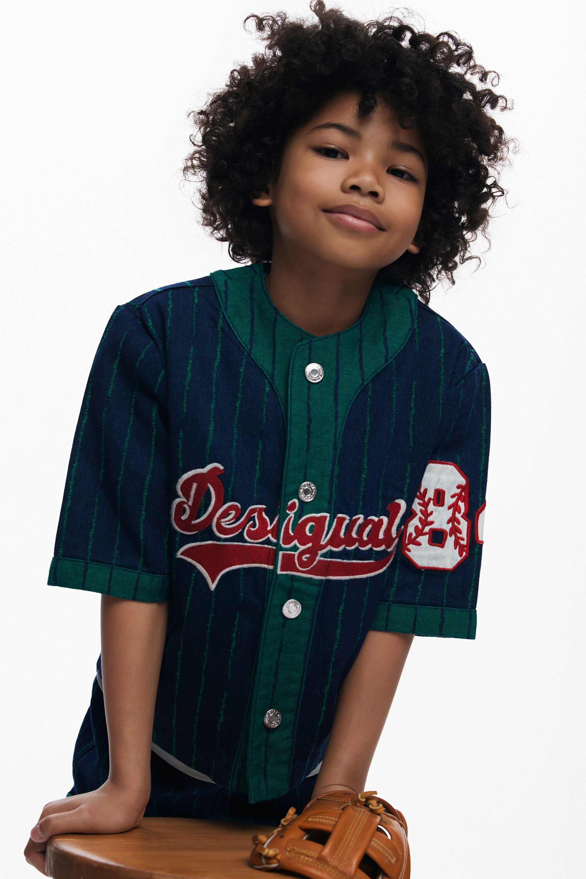 Desigual Denim sportshirt - BLUE