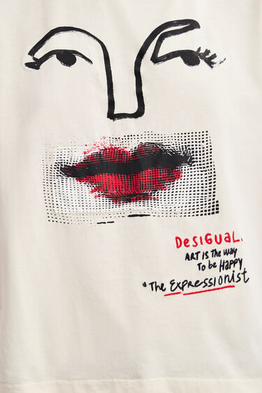 Arty face T-shirt | Desigual