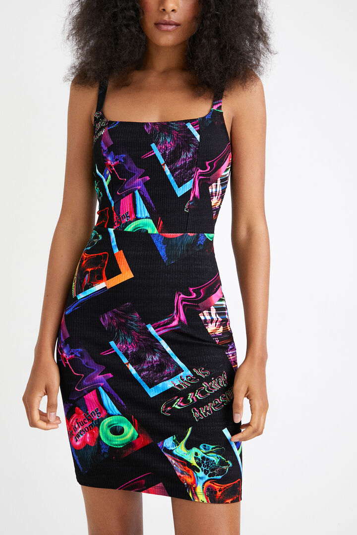 Street-style short dress | Desigual