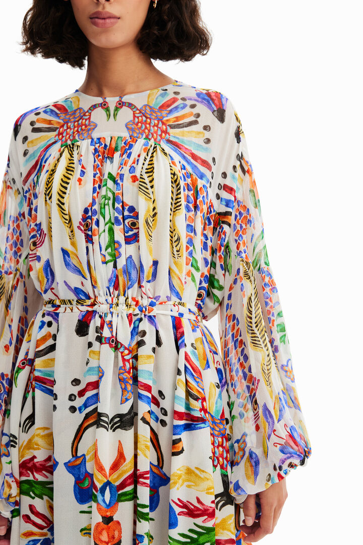 Stella Jean maxi tunic dress | Desigual
