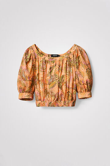 Blusa cropped tropical | Desigual