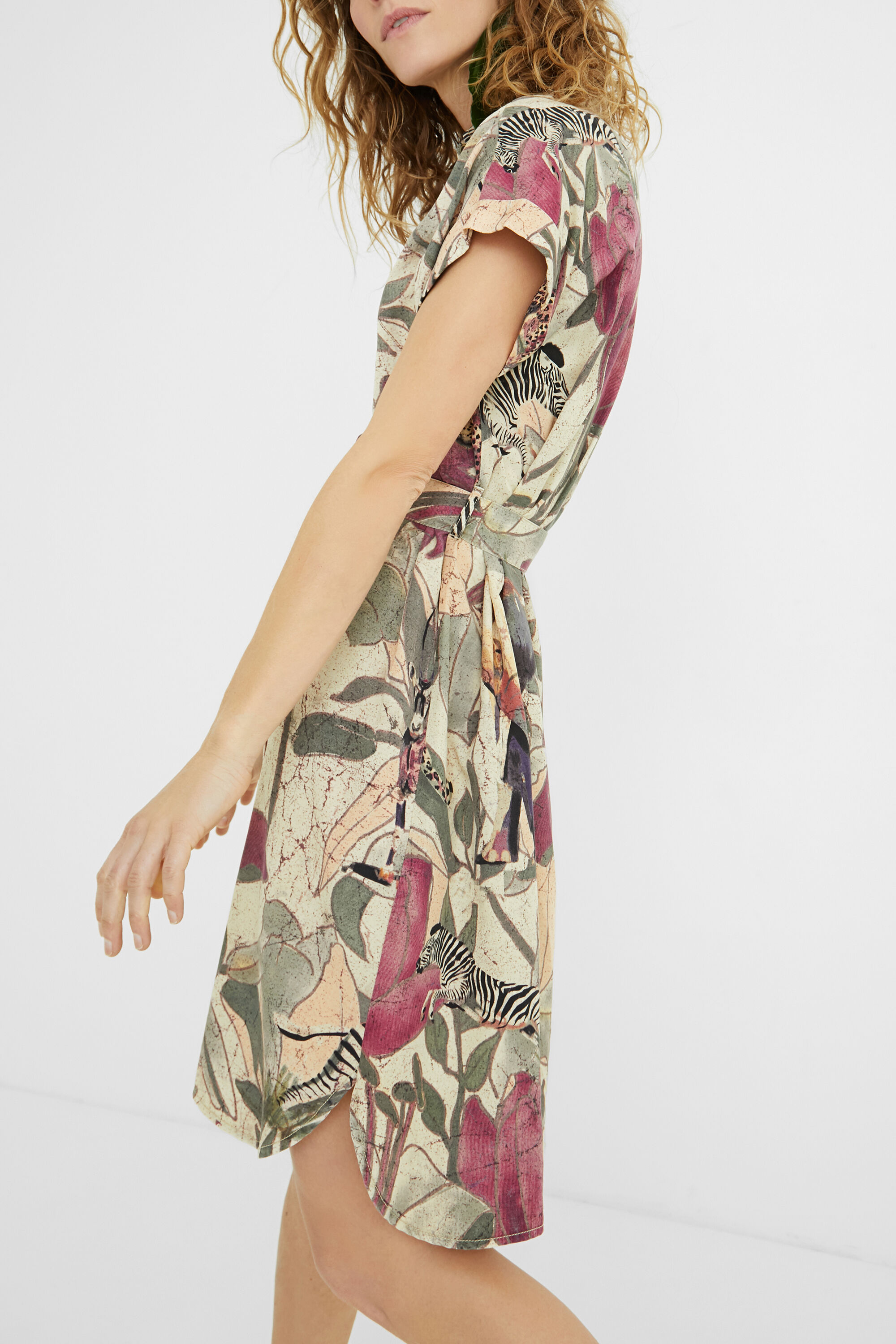 safari shirt dress