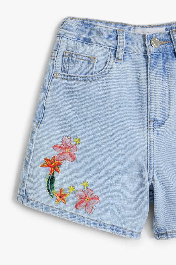 Printed denim pants | Desigual