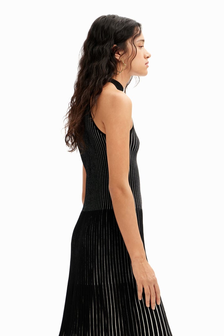Vestido corto canalé | Desigual