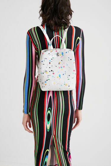 Small braided backpack | Desigual