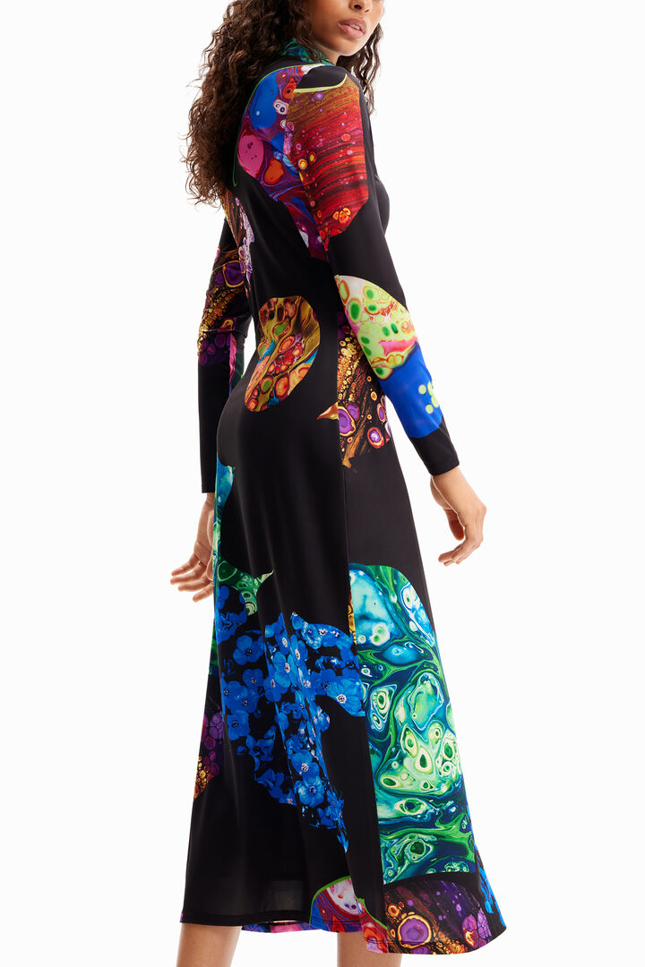 Slim mineral midi dress | Desigual
