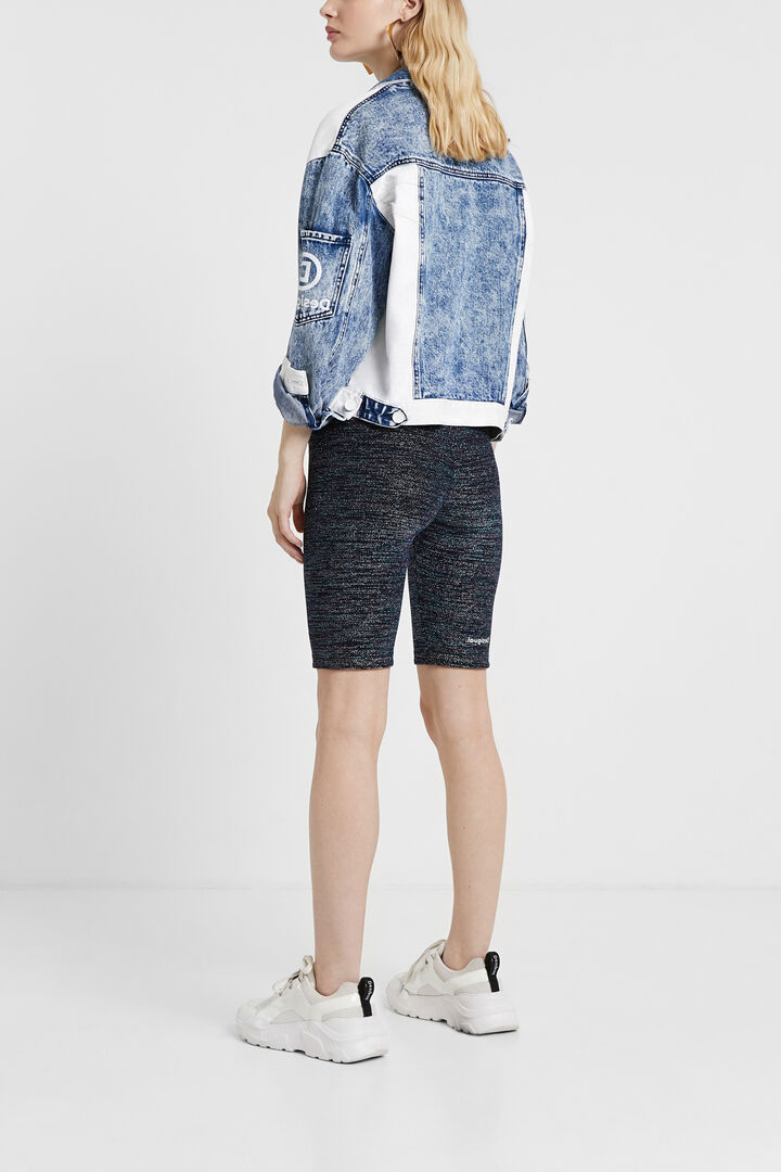 Short Lurex leggings | Desigual