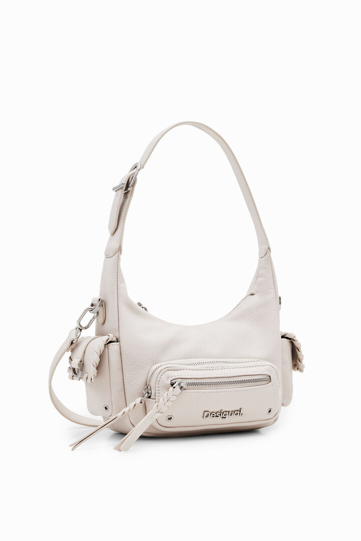 S pockets shoulder bag