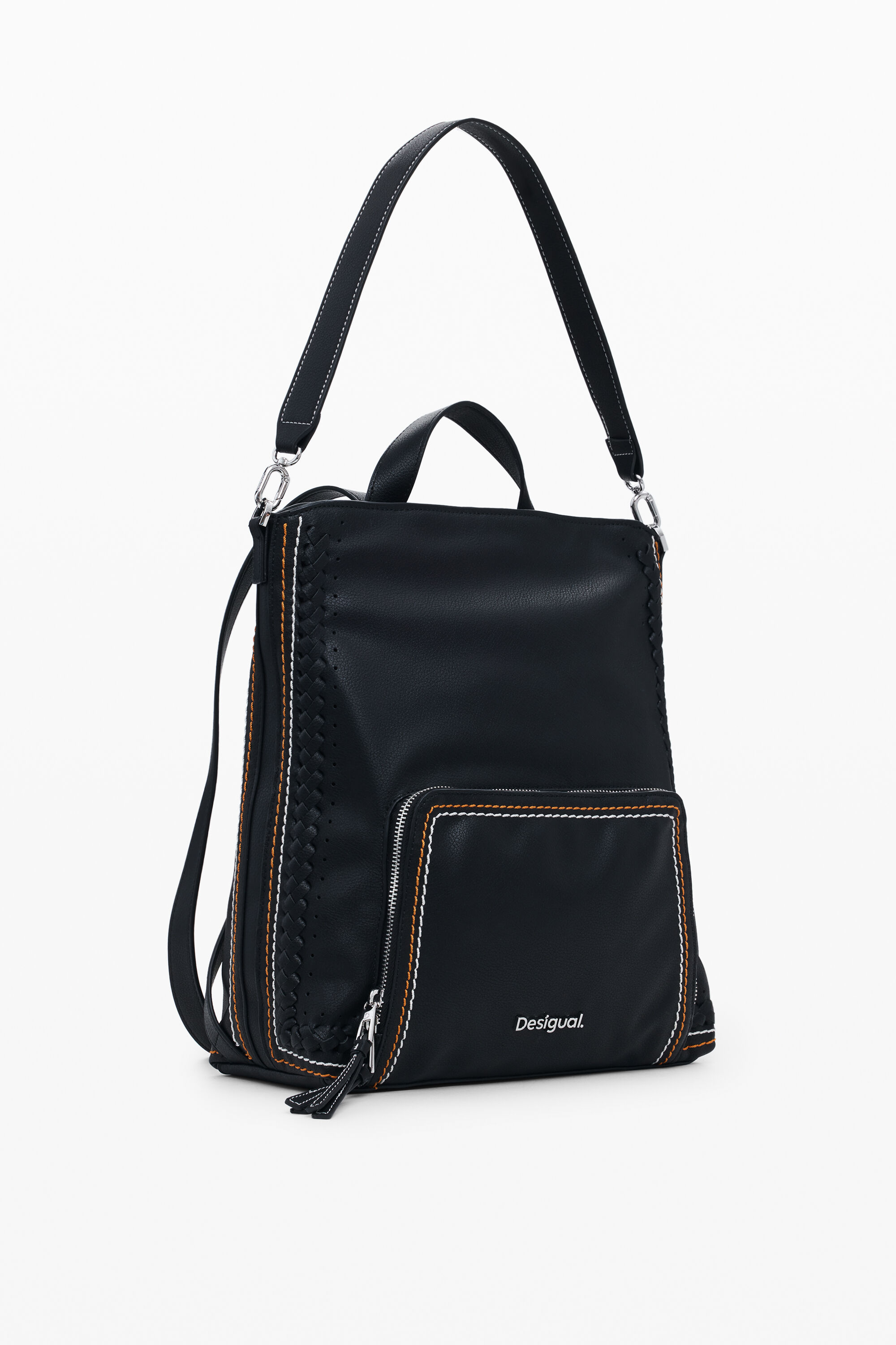 Small denim backpack