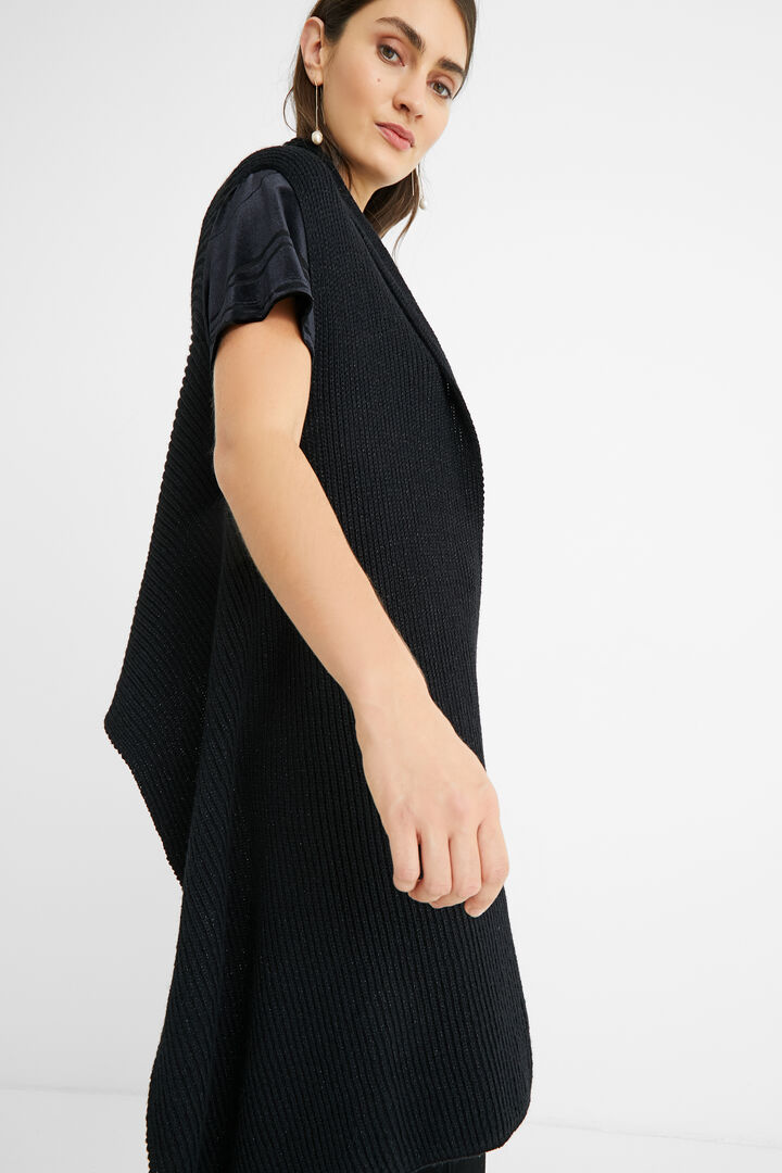 Long vest style scarf | Desigual