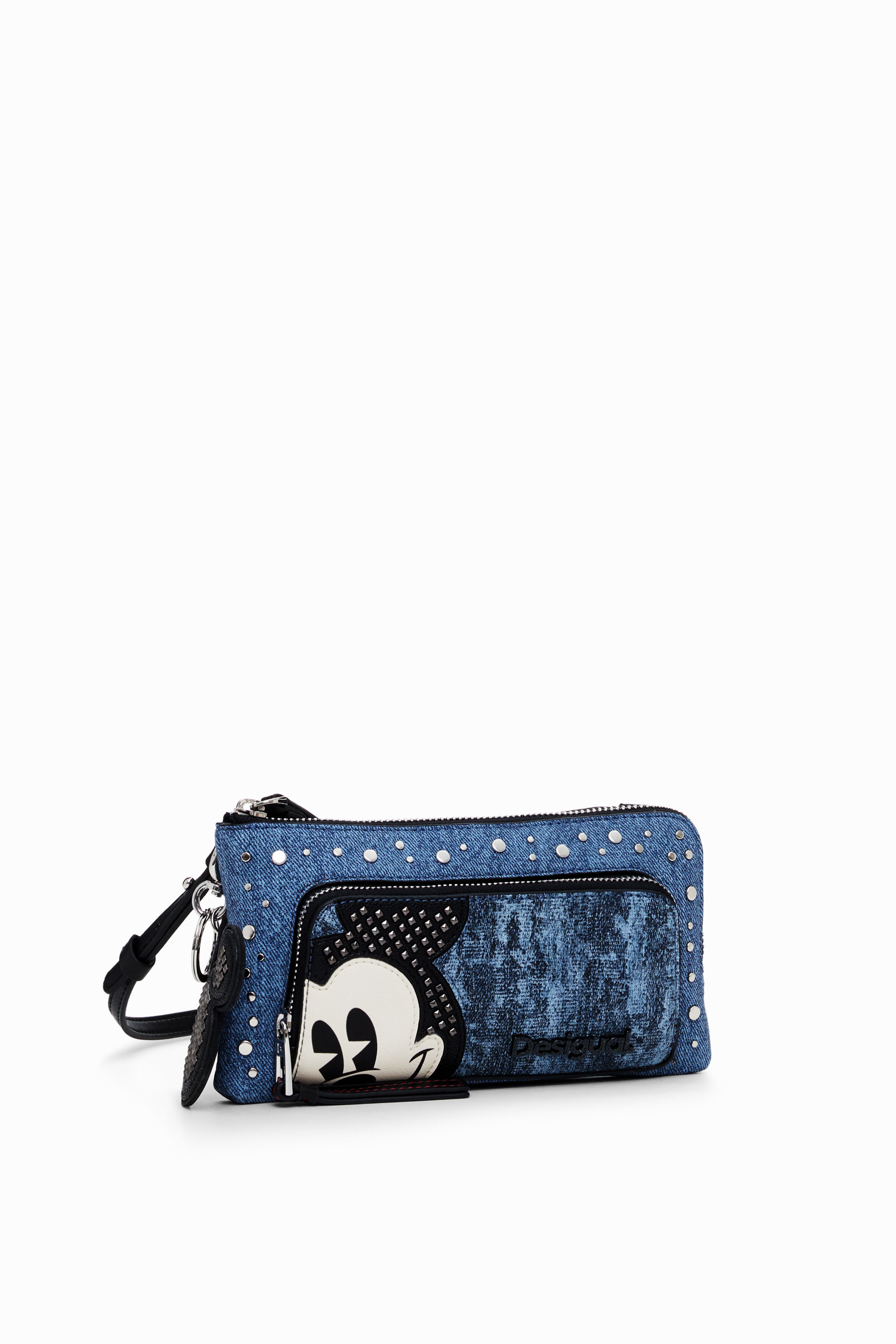 Desigual Denim portemonnee L Mickey Mouse - BLUE