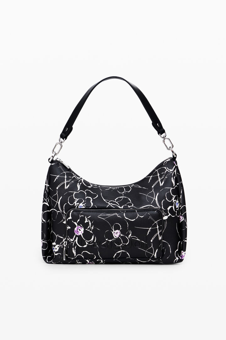 Floral M crossbody bag