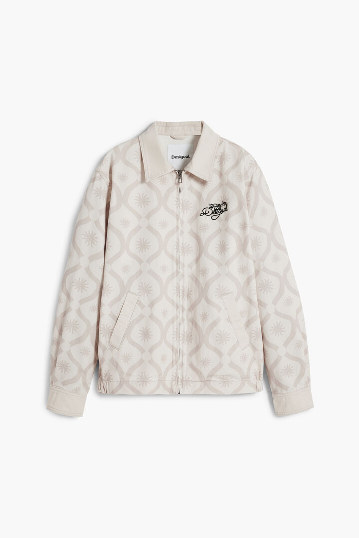 Jacket with sun borders