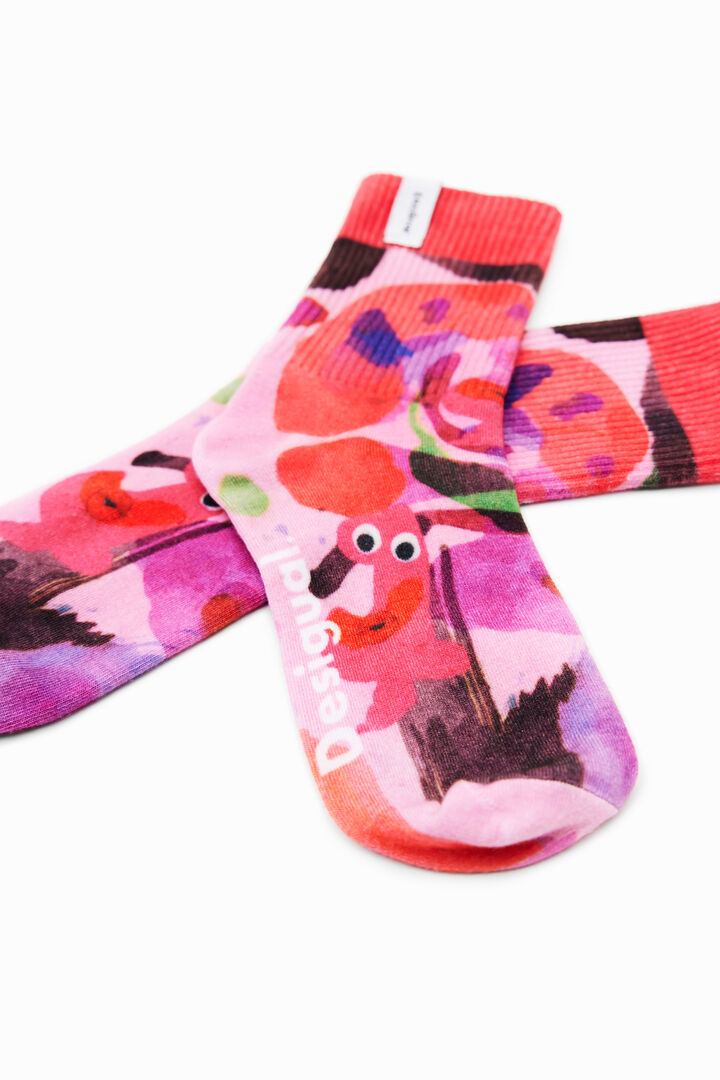 M. Christian Lacroix lips socks | Desigual