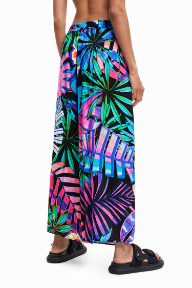 Tropical slit trousers | Desigual