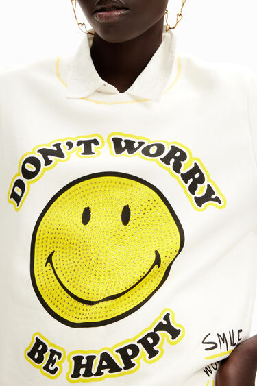 Smiley Originals ® strass sweatshirt | Desigual
