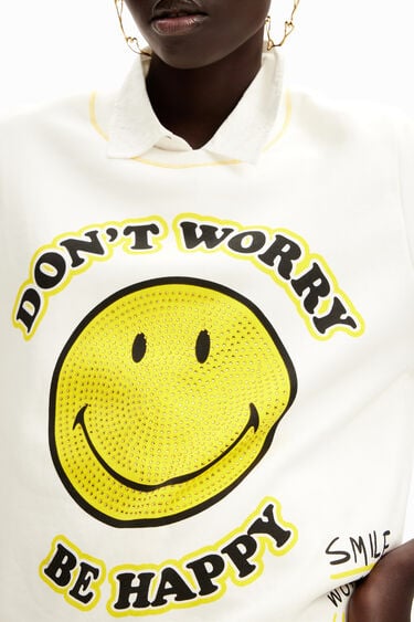 Sweatshirt stras Smiley Originals ® | Desigual