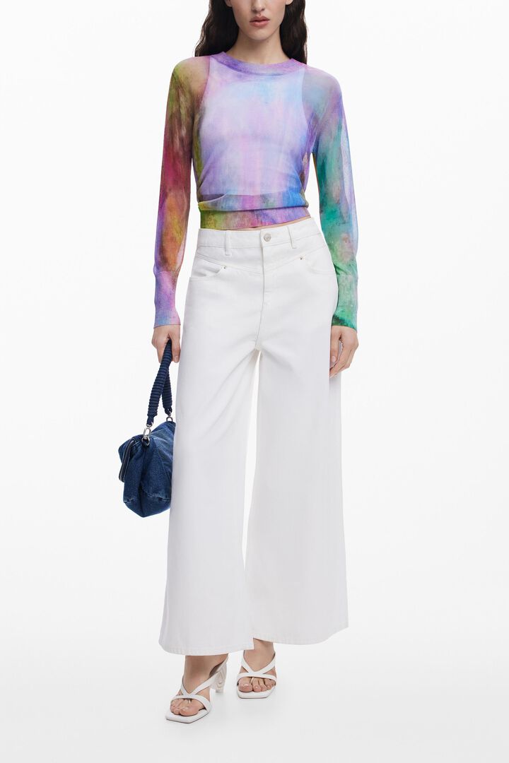 Watercolor fine sweater