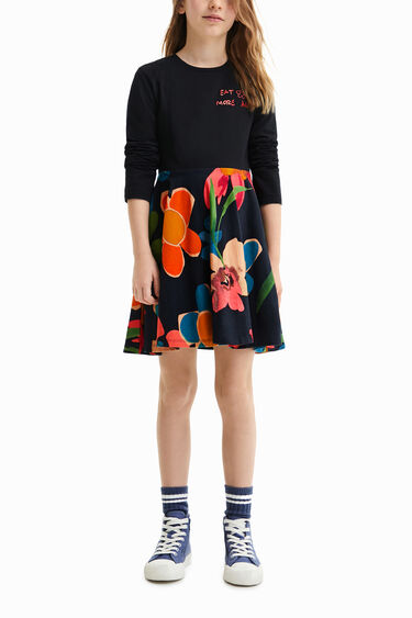 Vestido dois em um floral | Desigual