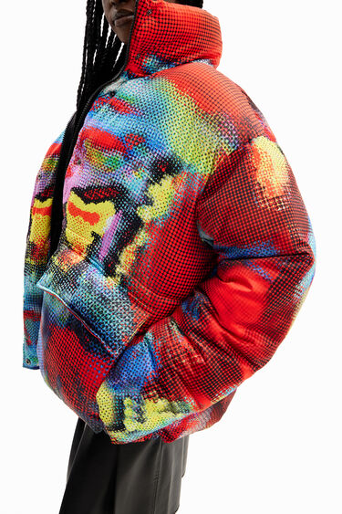 María Escoté oversize padded jacket | Desigual