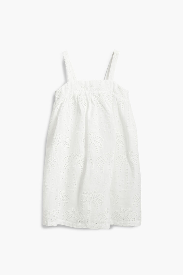 Short perforated dress | Desigual