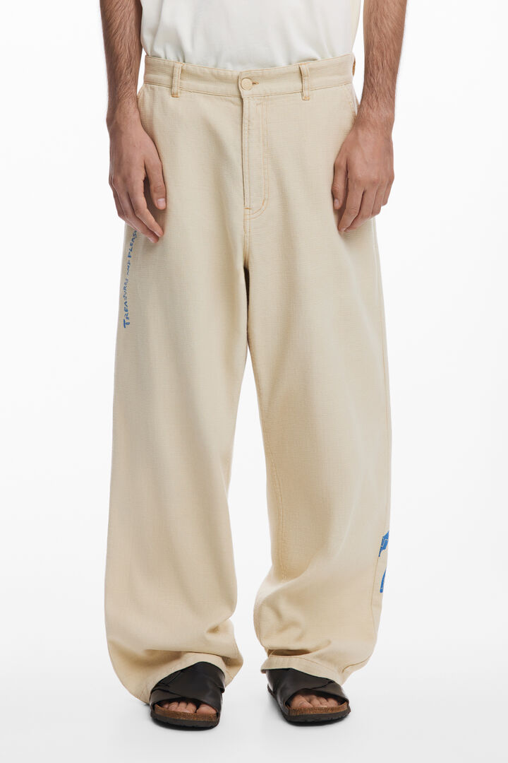Long palm tree pants | Desigual