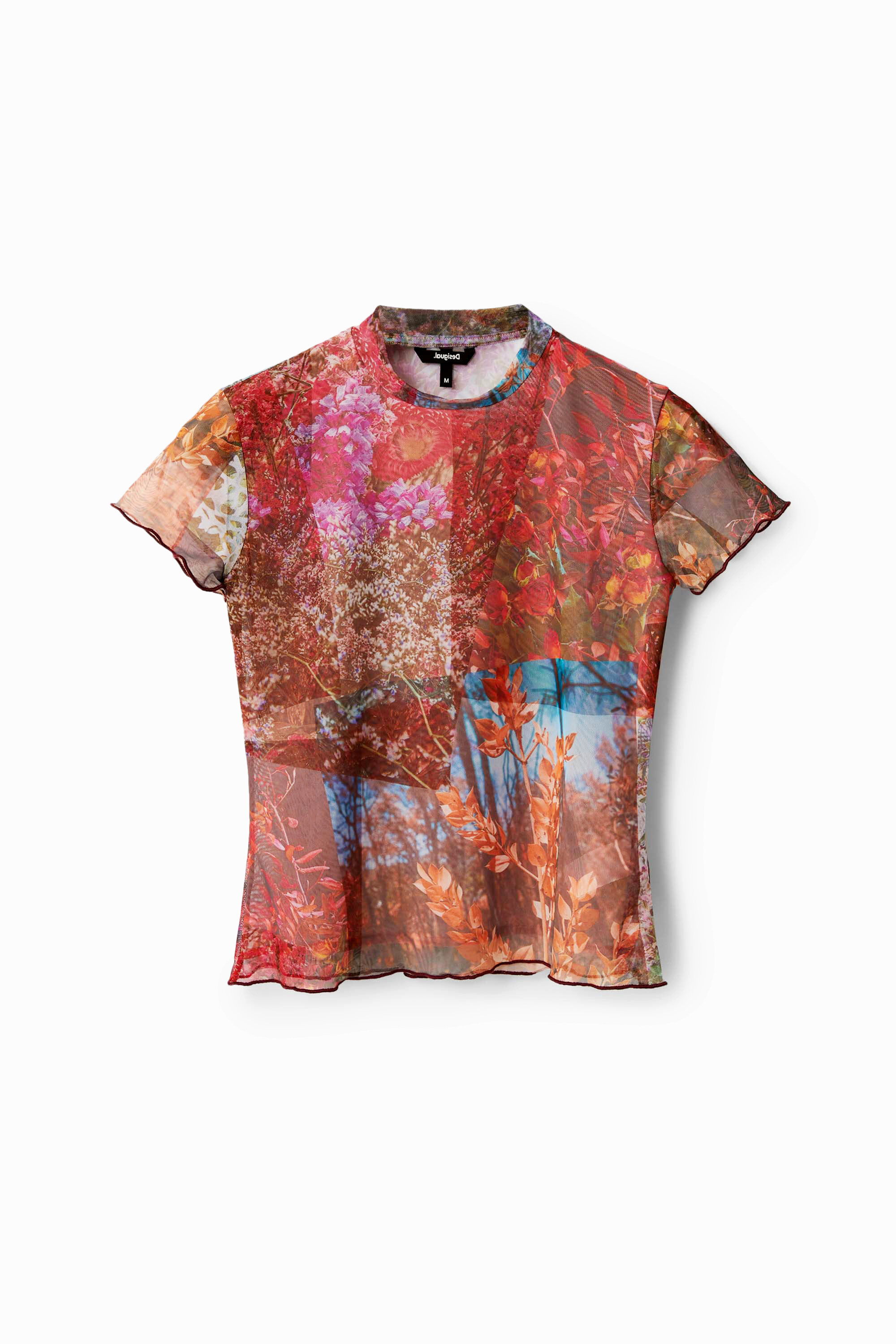 T shirt tulle imprim Desigual