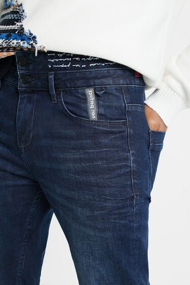 Pantalon en jean double ceinture | Desigual