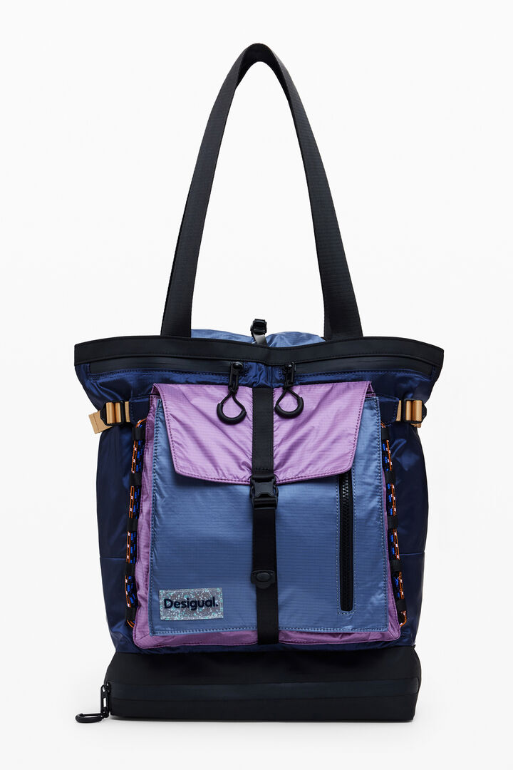 Mochila tote nylon grande