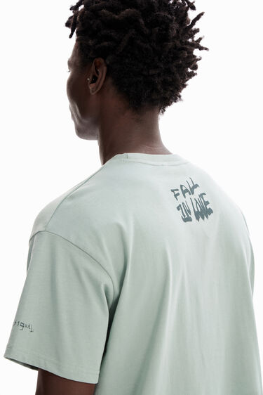 Camiseta oversize mensaje | Desigual