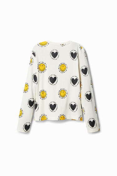Majica Smiley® s srčki | Desigual
