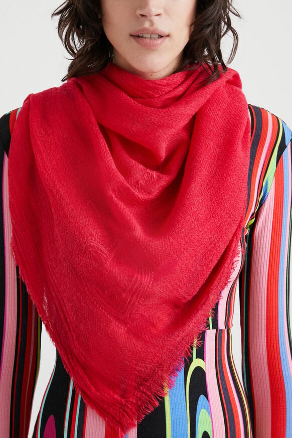 Textured foulard | Desigual.com