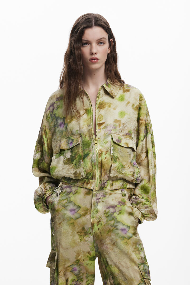 Pantalón cargo satinado Collina Strada | Desigual