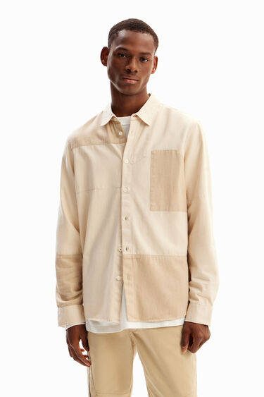 Camisa sarga patch | Desigual