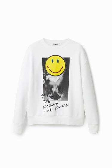 Oversize Smiley® sweatshirt | Desigual