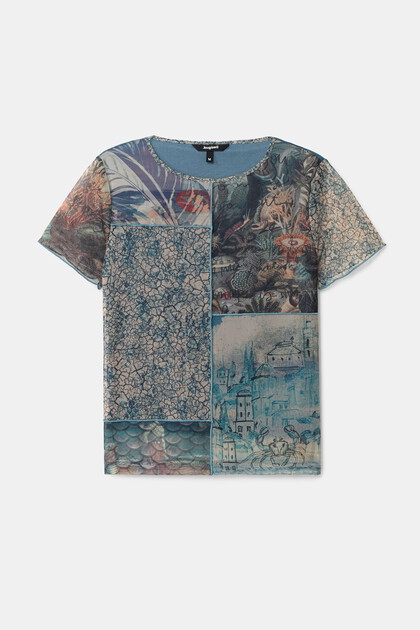 slim t shirt tulle landscapes