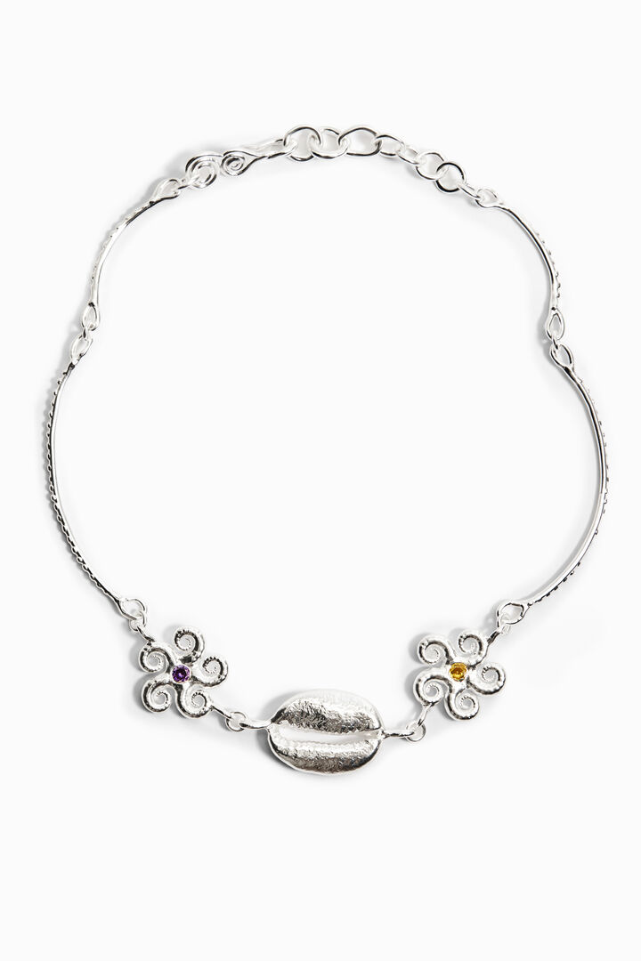 Zalio gold plated shell choker | Desigual