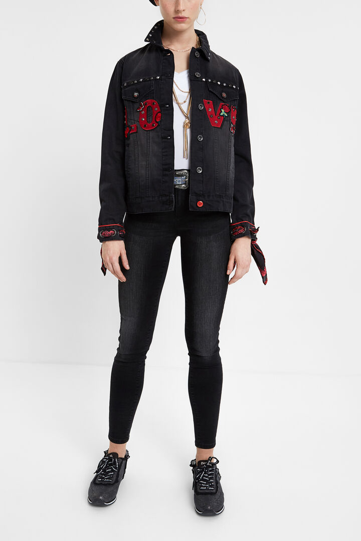 "LOVE" jean jacket | Desigual