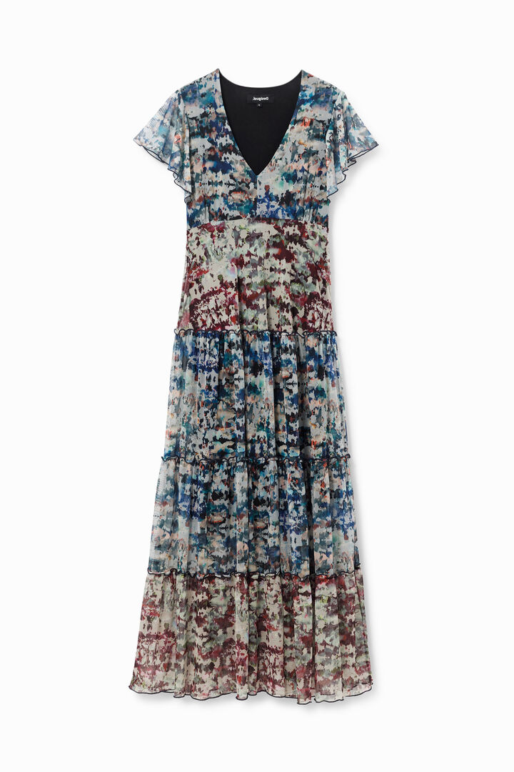 Vestido largo camuflaje | Desigual