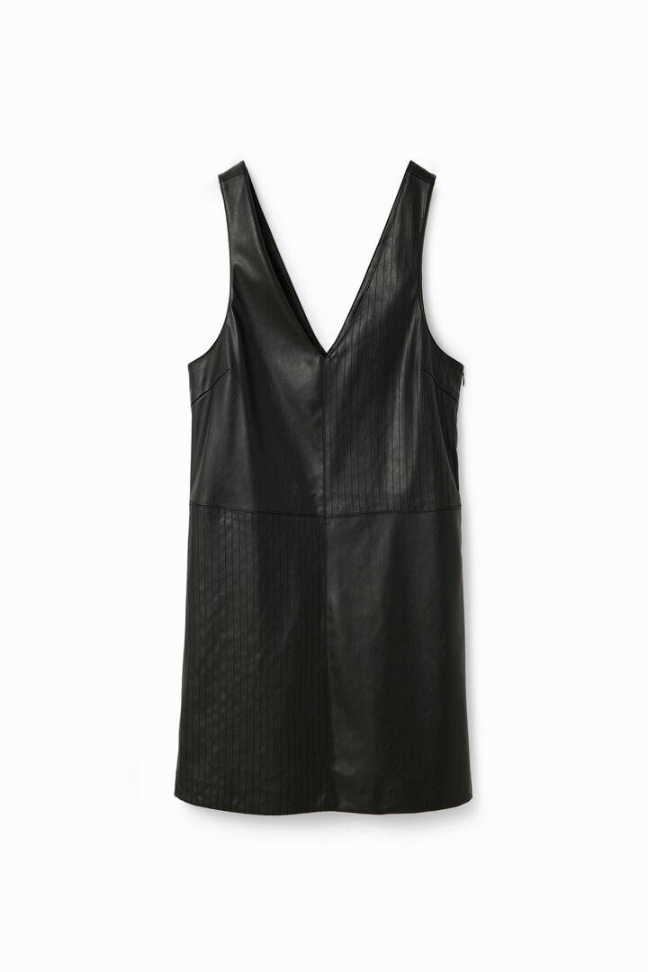 Vestido pichi efecto piel | Desigual